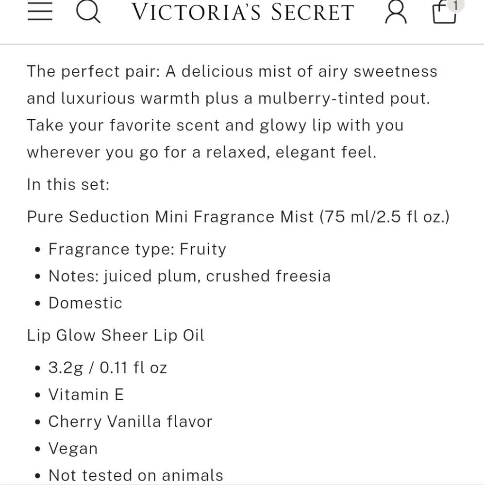 Victoria's Secret Set